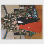 Christmas of US President Bill Clinton &amp; Hillary  Wrapping Paper