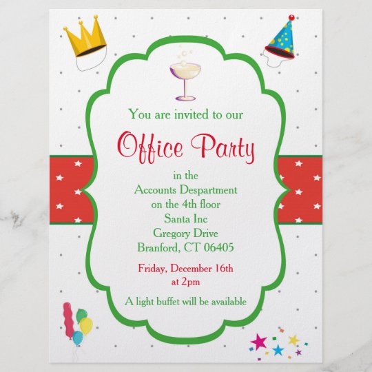 Christmas Luncheon Invitation For Office 10