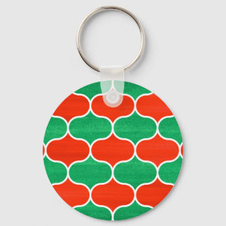Christmas Ogee Pattern keychain