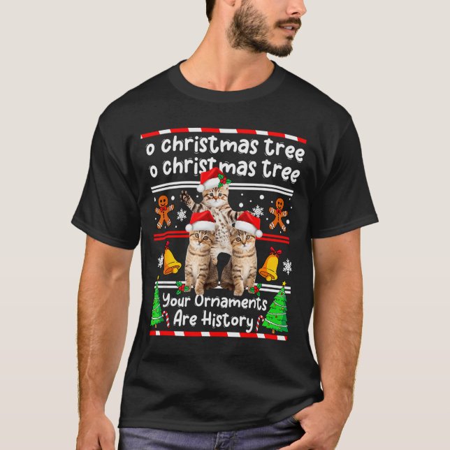 Christmas Oh Christmas Tree Your Ornaments Are His T-Shirt (Front)