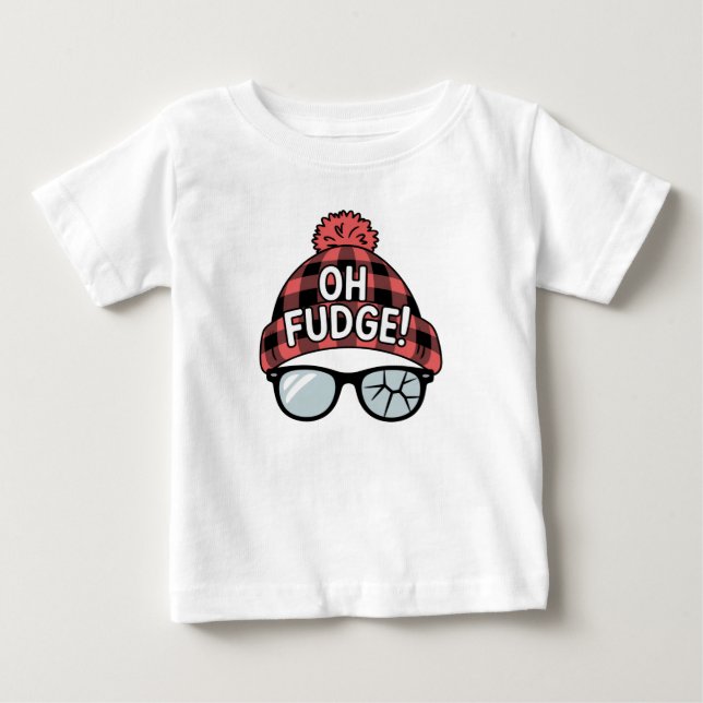 Christmas Oh Fudge Xmas Vacation Funny Holiday  Baby T-Shirt (Front)
