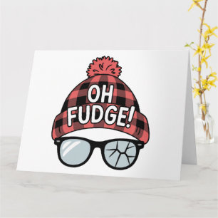 Christmas Oh Fudge Xmas Vacation Funny Holiday Card