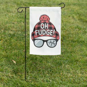 Christmas Oh Fudge Xmas Vacation Funny Holiday  Garden Flag