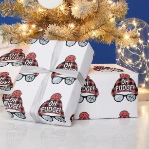 Christmas Oh Fudge Xmas Vacation Funny Holiday  Wrapping Paper