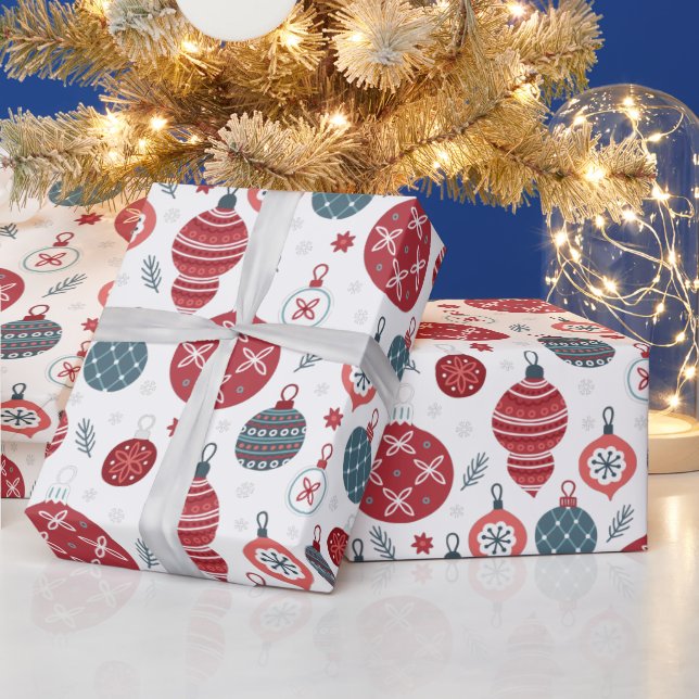 Christmas Old Style Pattern Wrapping Paper (Holidays)