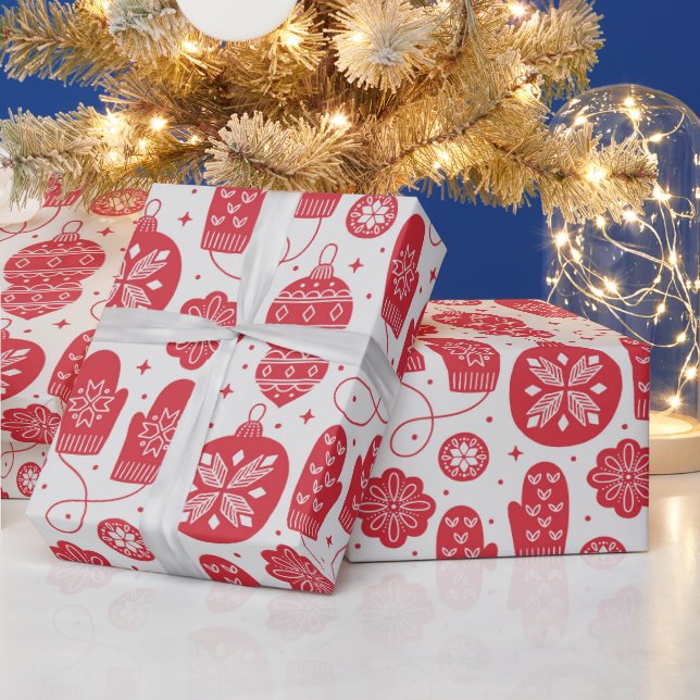 Christmas Old Style Pattern Wrapping Paper (Holidays)