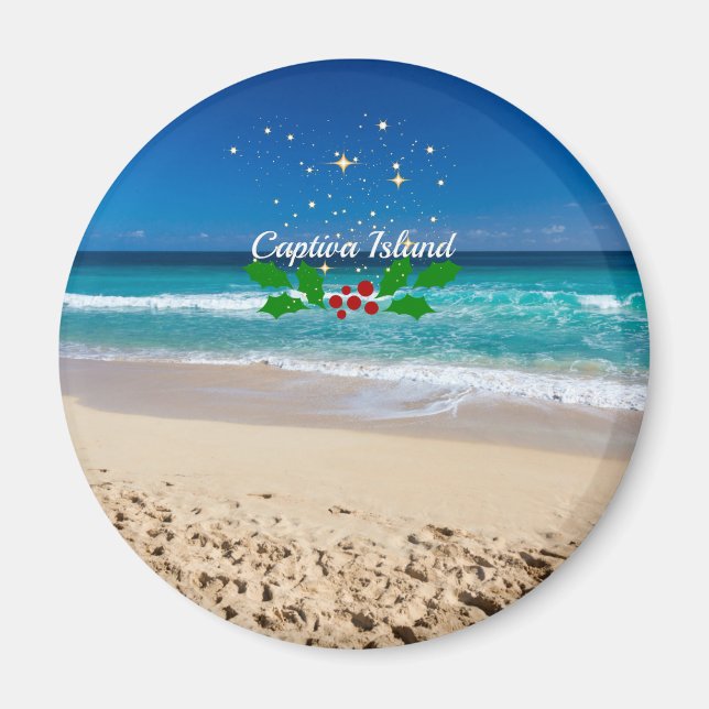 Christmas on Captiva Island, Florida Magnet (Front)