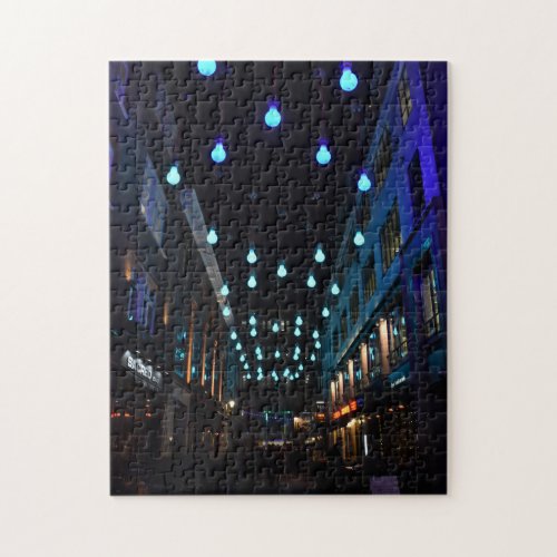 Christmas on Carnaby Street Soho London UK Jigsaw Puzzle