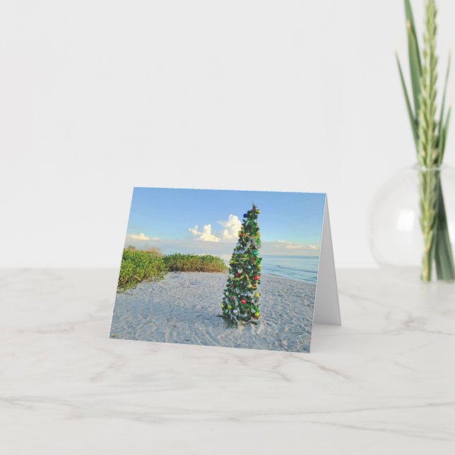 Christmas on Sanibel holiday note cards (Front)