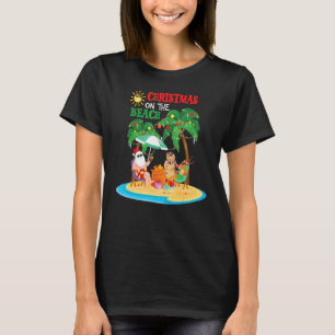 Christmas On The Beach Summer Vacation Christmas I T-Shirt