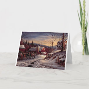 christmas on the farm card