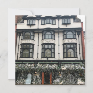 Christmas on the King's Road, Chelsea, London UK Holiday Card