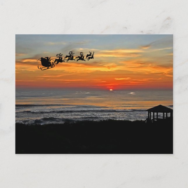 Christmas On The Outer Banks Postcard (Front)