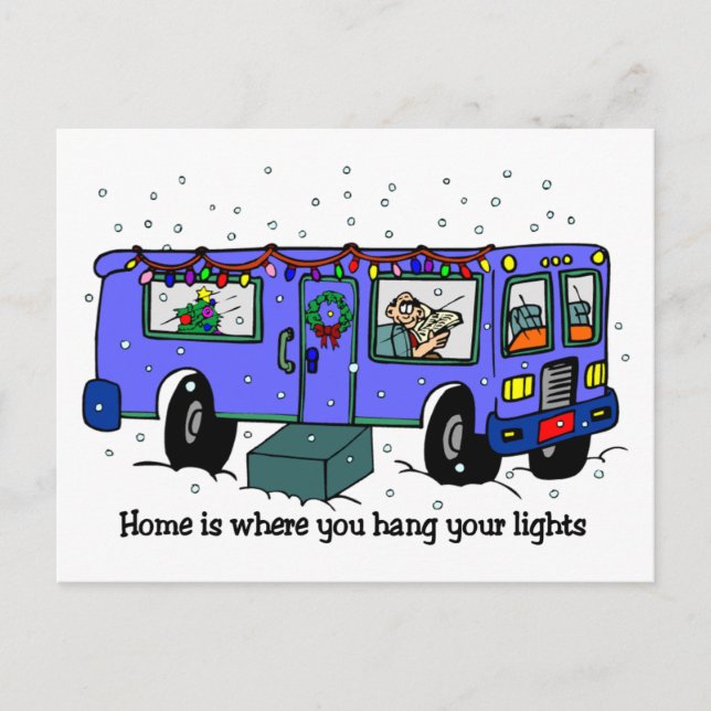 Christmas on the Road postcards (Front)