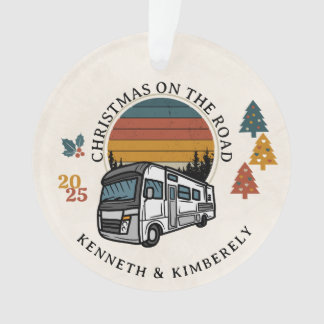 Christmas on the Road RV Ornament