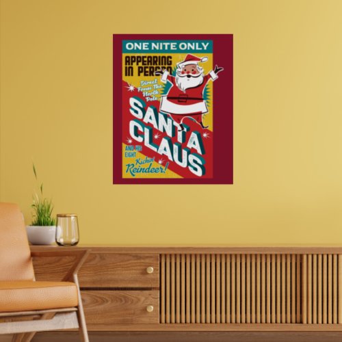 Christmas One Night Only Santa Claus in Person Poster