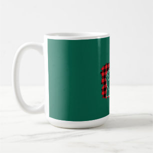 Christmas Opa Bear Christmas Red Plaid Buffalo Fam Coffee Mug