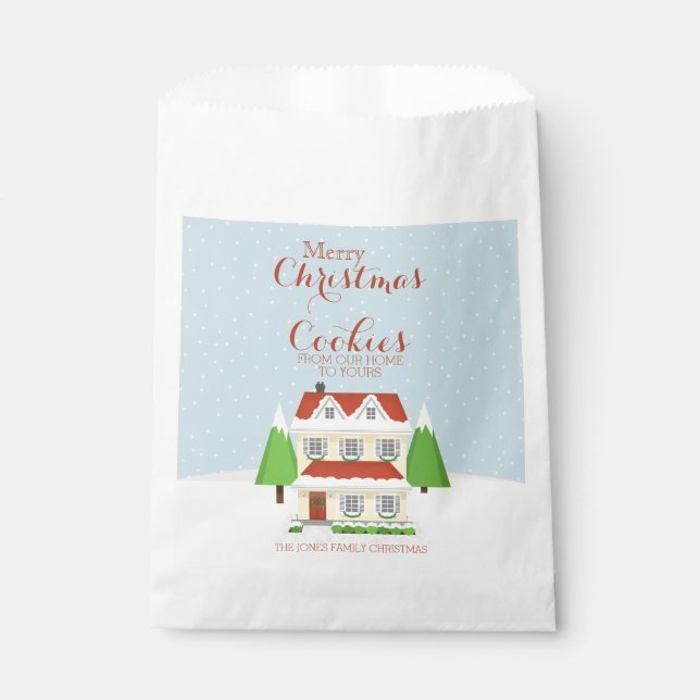 Christmas Open House Favor Bag (Front)