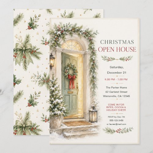 Christmas Open House Invitation