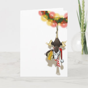 Christmas Opossm Holiday Card