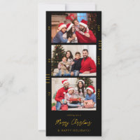 Christmas or Holiday Multi Photo Retro Filmstrip