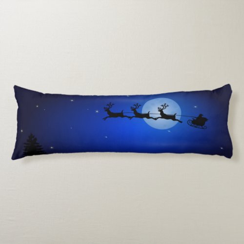 Christmas or Winter Scene 2_Sided Body Pillow