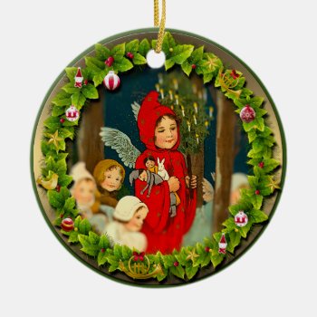 Christmas Ornament 007. Vintage Style. by VintageStyleStudio at Zazzle