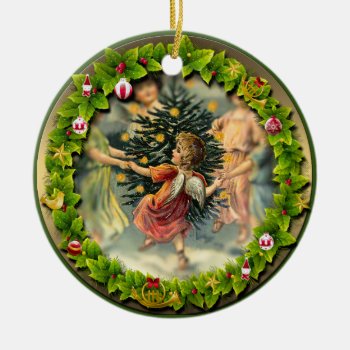 Christmas Ornament 010. Vintage Style. by VintageStyleStudio at Zazzle