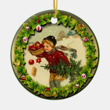 Christmas Ornament 023. Vintage Style. by VintageStyleStudio at Zazzle