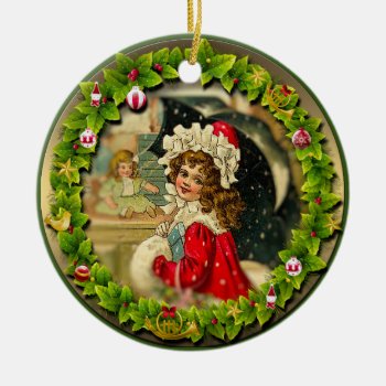 Christmas Ornament 027. Vintage Style. by VintageStyleStudio at Zazzle