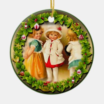Christmas Ornament 044. Vintage Style. by VintageStyleStudio at Zazzle