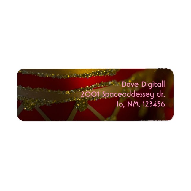 Christmas Ornament 5 Label (Front)