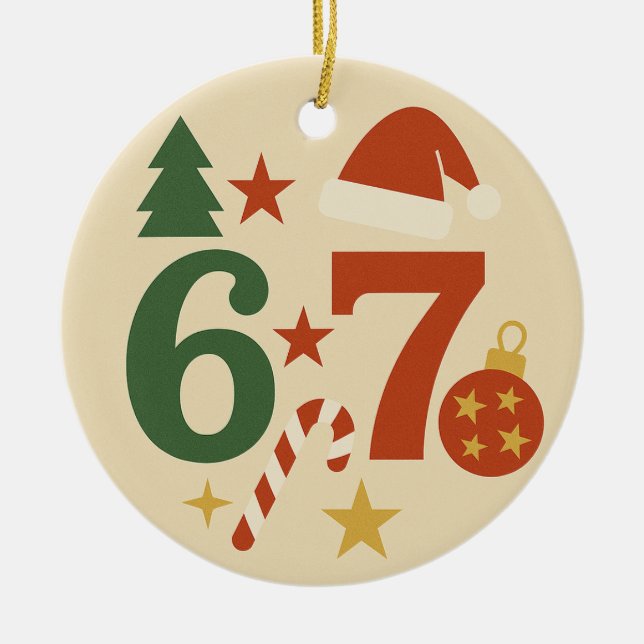 Christmas Ornament 6/7  (Front)