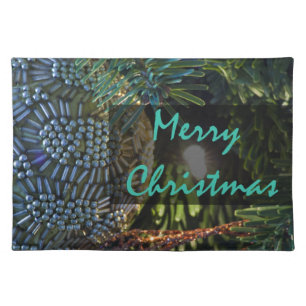 Christmas Ornament 7 Cloth Placemat