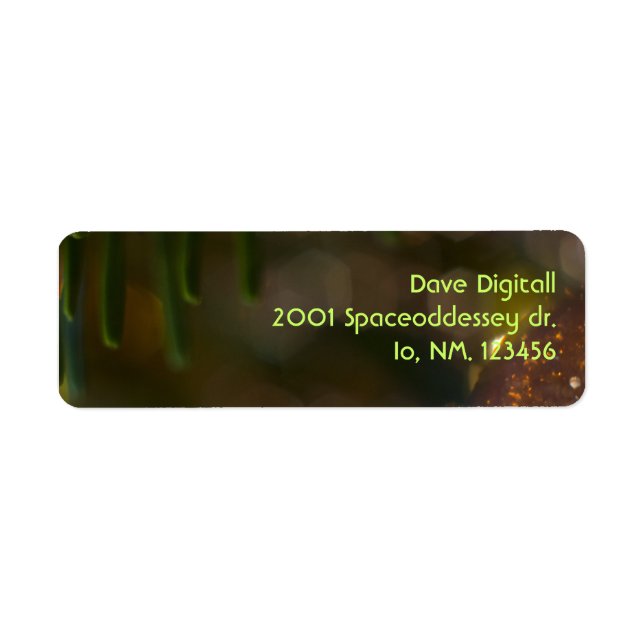 Christmas Ornament 7 Label (Front)