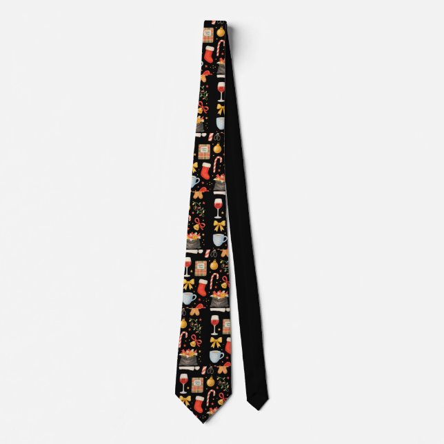 Christmas Ornament and stuff  Neck Tie (Front)