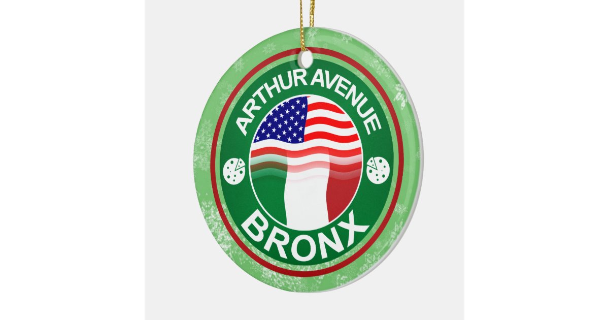 Christmas Ornament Arthur Avenue Bronx Italian Zazzle