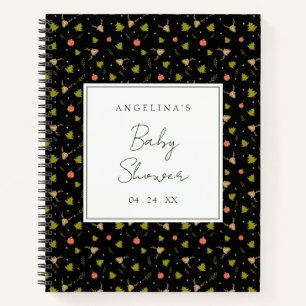 Christmas Ornament Baby Shower Gift List Notebook