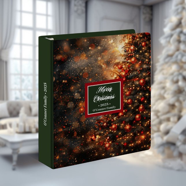Christmas Ornament Binder Modern Red Green Style (Christmas Ornament Binder Modern Red Green Style)