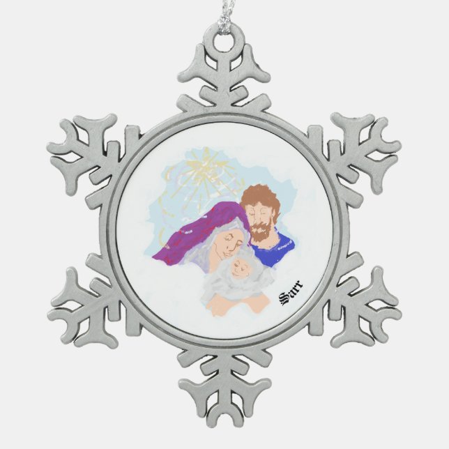 Christmas Ornament : Birth Of Lord Jesus Christ (Front)