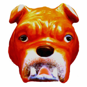 Christmas Ornament Bulldog Face