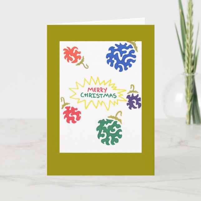 christmas ornament card (Front)