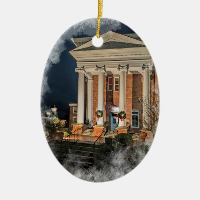 Christmas Ornament Carnegie Hall Lewisburg,WV Zazzle
