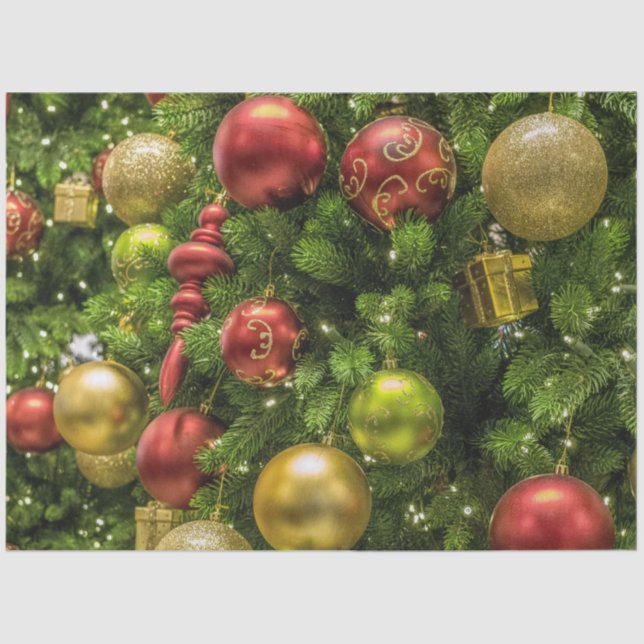 christmas ornament decor tissue paper (Front)