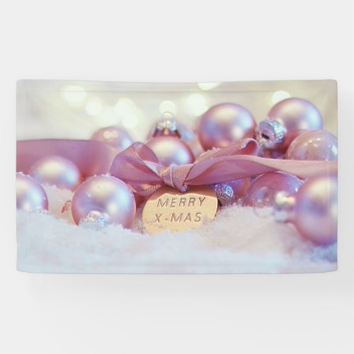 Christmas Ornament Decoration Greeting Banner