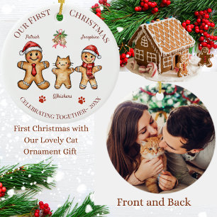 Christmas Ornament - First Christmas with our Cat