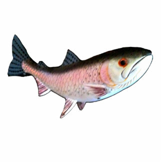 Christmas Ornament Fish Salmon Pink
