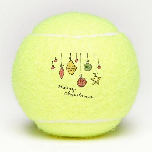 Christmas ornament for tennis player  balls