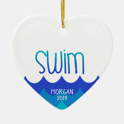 Christmas Ornament for the Swimmer