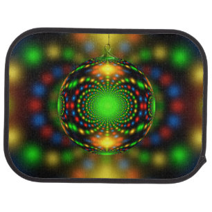 Christmas Ornament Fractal Design-29440 Car Floor Mat